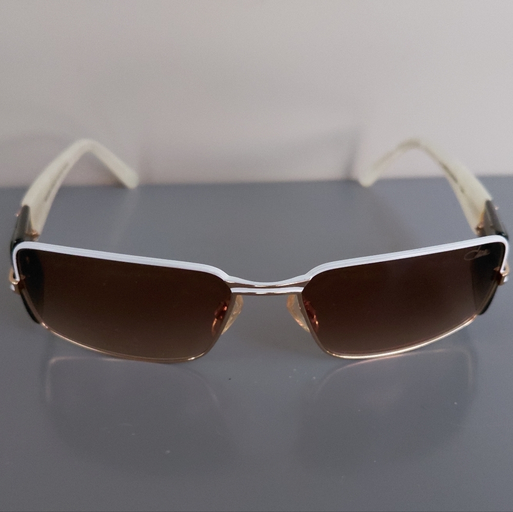 Cazal Brown and Gold Sunglasses